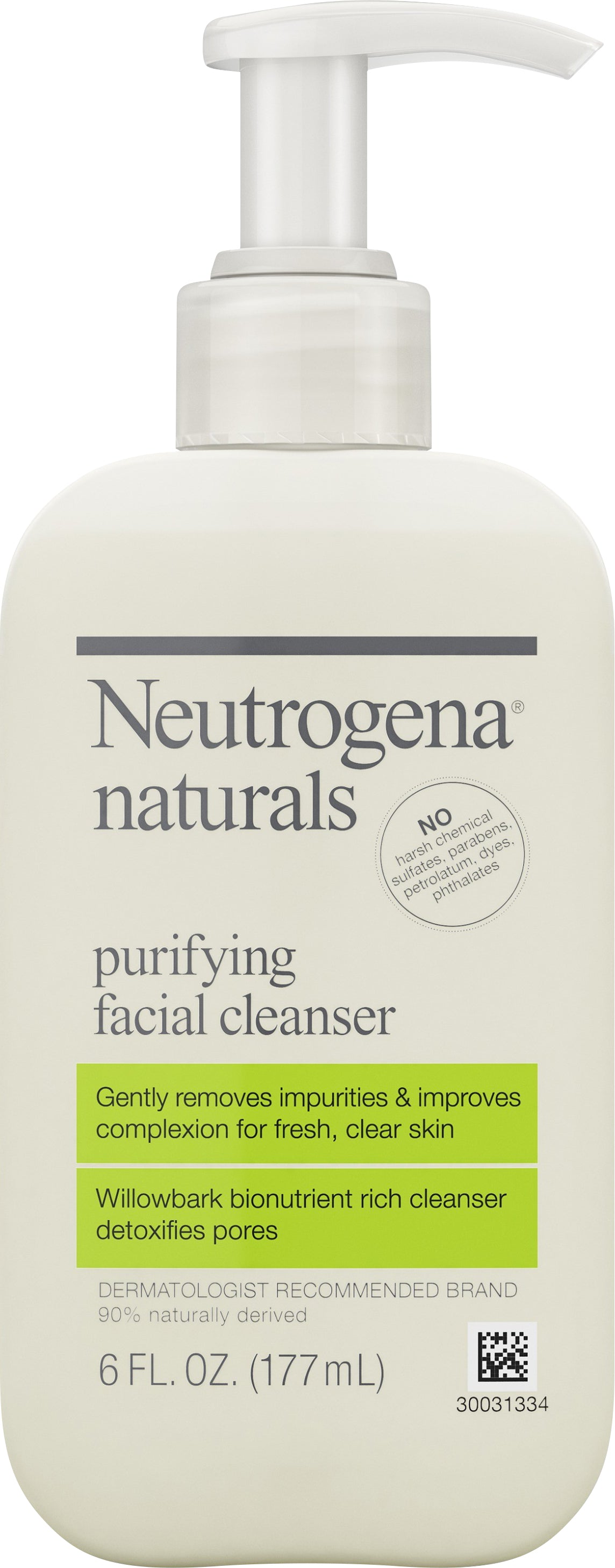 Neutrogena Naturals Purifying Facial Cleanser 6 oz