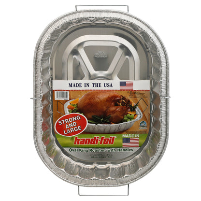 Handi Foil Oval King Roaster with Handles Pan 1 ea