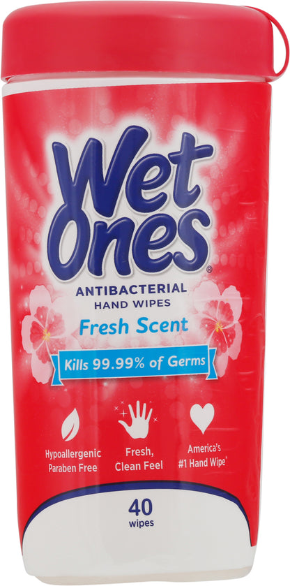 Wet Ones Fresh Scent Antibacterial Hand Wipes 40 ea