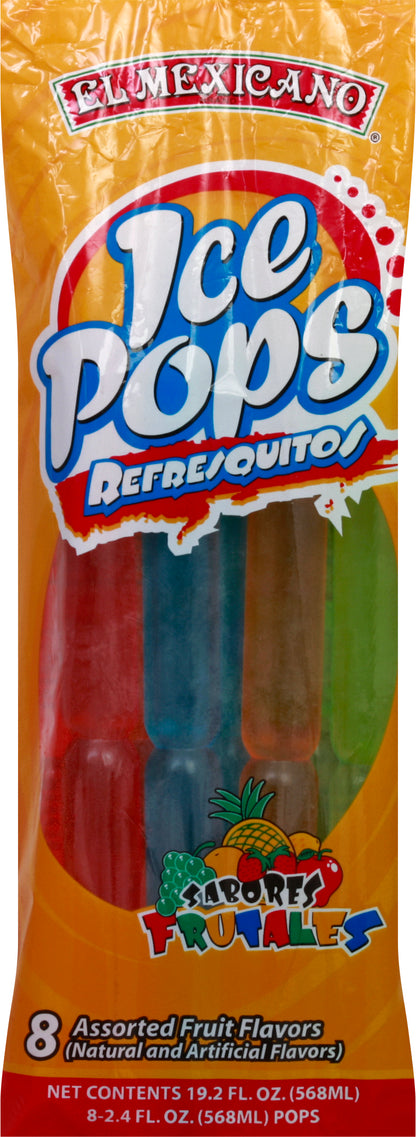 El Mexicano Ice Pops 8 ea