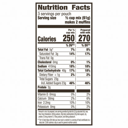 Betty Crocker Ready to Bake Blueberry Muffin Mix, 6.5 oz
