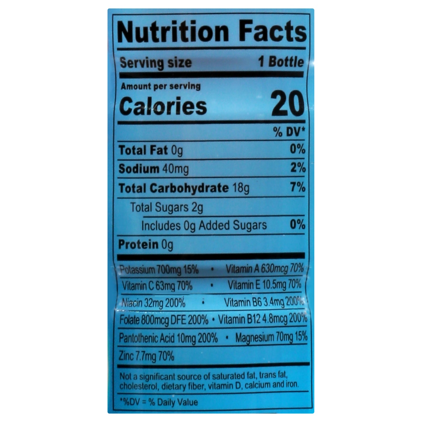 Body Armor Lyte Blueberry Pomegranate Sports Drink 16 oz