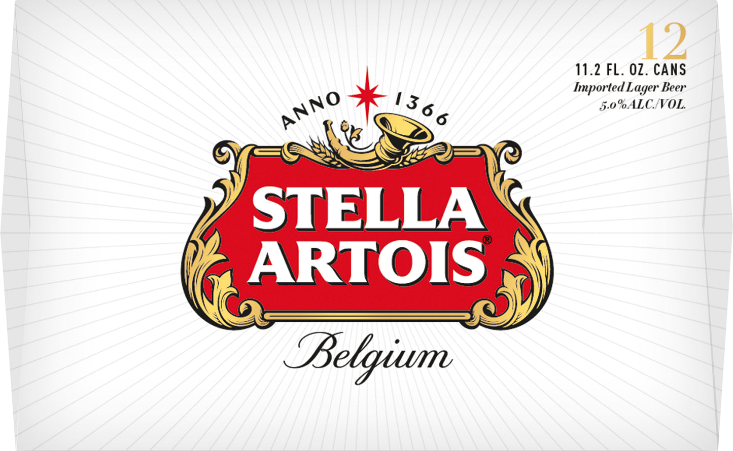 Stella Artois Imported Lager Beer 12 ea