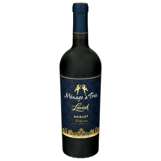 Menage A Trois Lavish California Merlot 750 ml Bottle