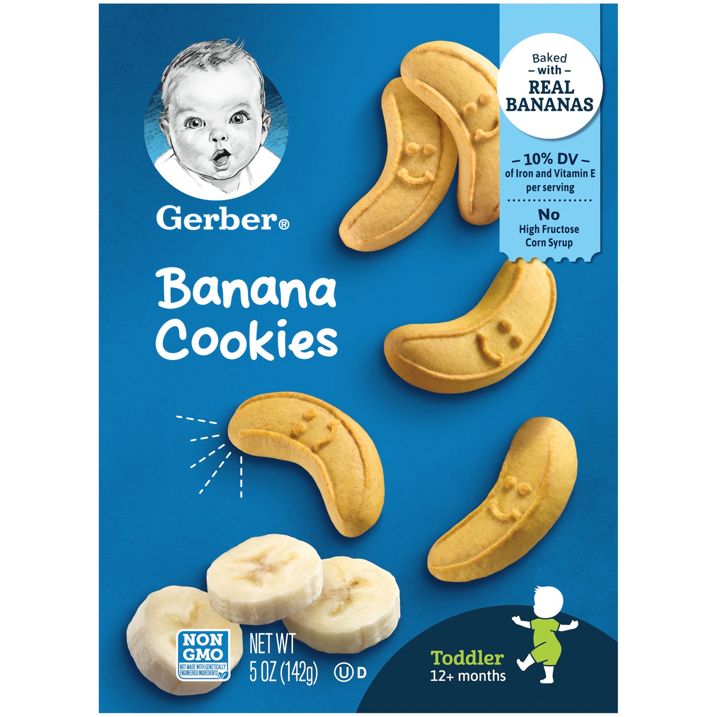 Gerber Banana Cookies 5 oz. Box