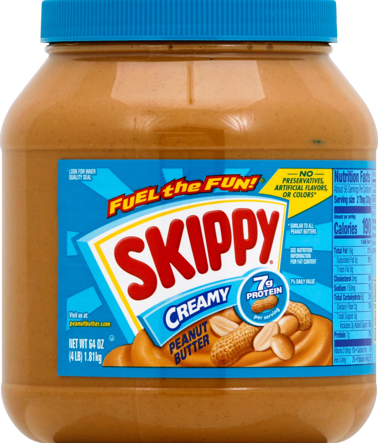 Skippy Peanut Butter 64 oz
