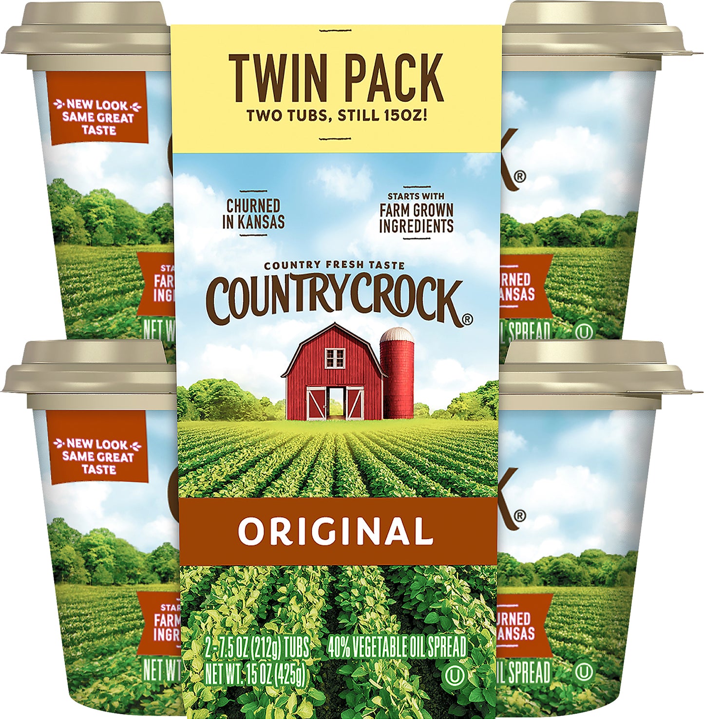 Country Crock Twin Pack Original Vegetable Oil Spread 2 ea