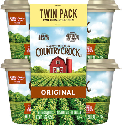 Country Crock Twin Pack Original Vegetable Oil Spread 2 ea