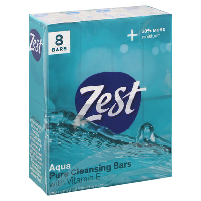 Zest Aqua Pure Cleansing Bars 8 - 4 oz Bars