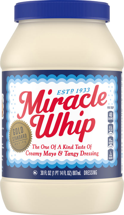 Miracle Whip Original Dressing, 30 fl oz Jar