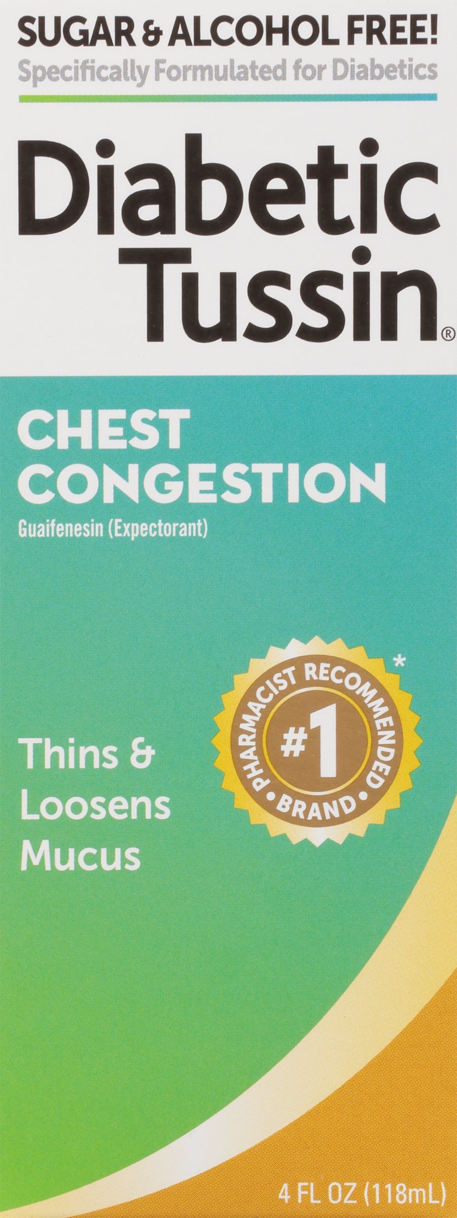 Diabetic Tussin Chest Congestion 4 fl oz