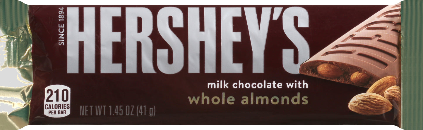Hershey's With Whole Almonds Milk Chocolate 1.45 oz