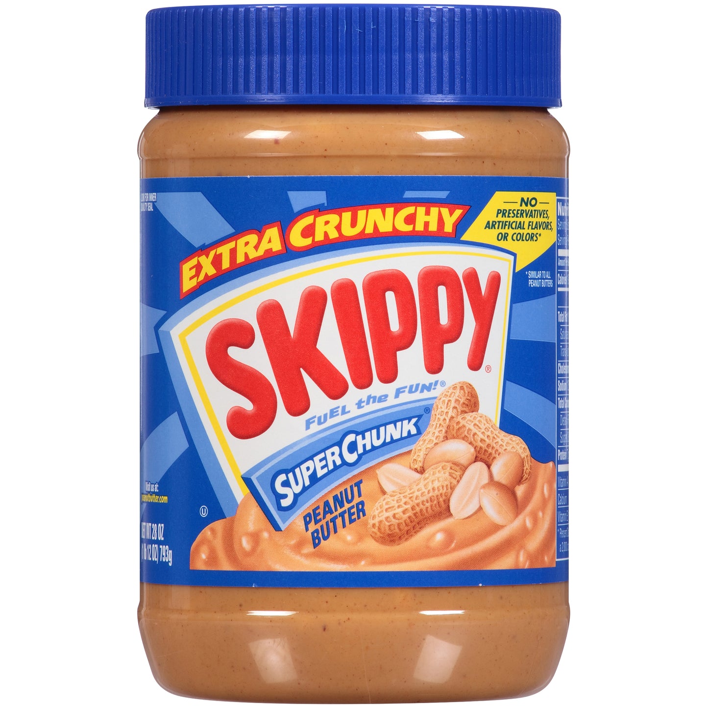 Skippy® Super Chunk® Extra Crunchy Peanut Butter 28 oz. Jar