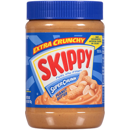 Skippy® Super Chunk® Extra Crunchy Peanut Butter 28 oz. Jar