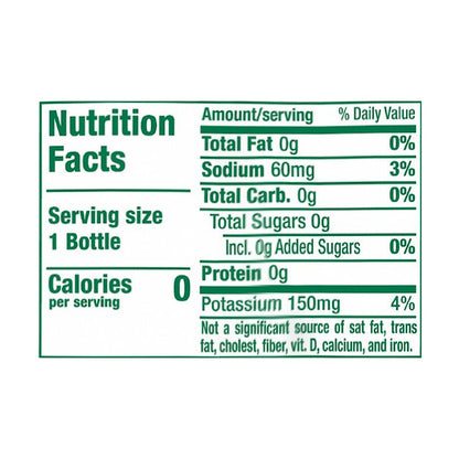 7UP Zero Sugar Lemon Lime Soda, .5 L  bottles, 6 pack