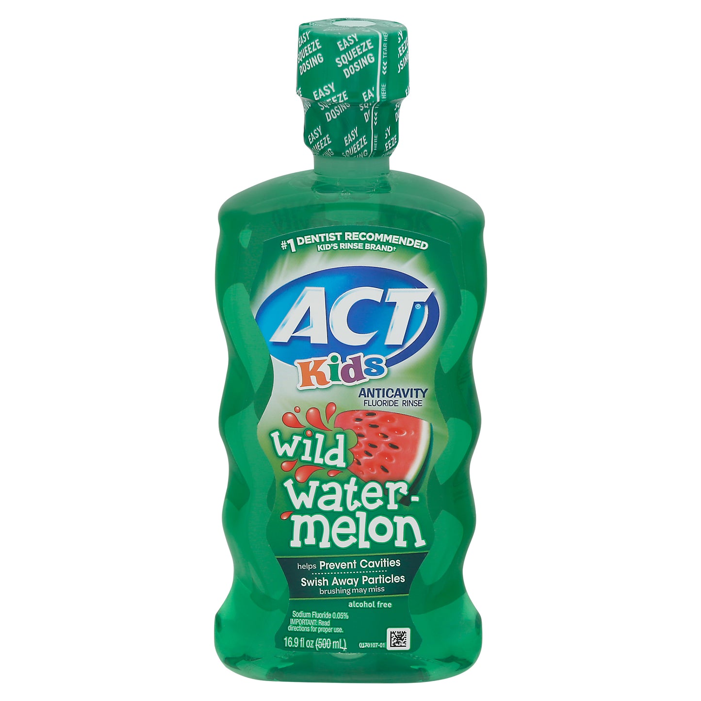 Act Kids Wild Watermelon Anticavity Fluoride Rinse 16.9 fl oz