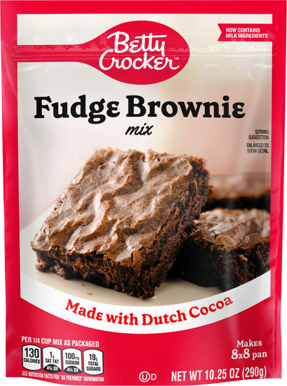 Betty Crocker Ready to Bake Fudge Brownie Mix, 10.25 oz