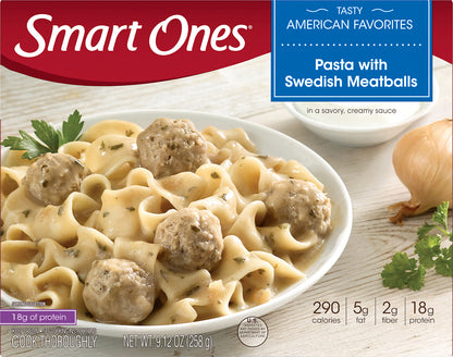 Smart Ones® Pasta with Swedish Meatballs 9.12 oz. Box