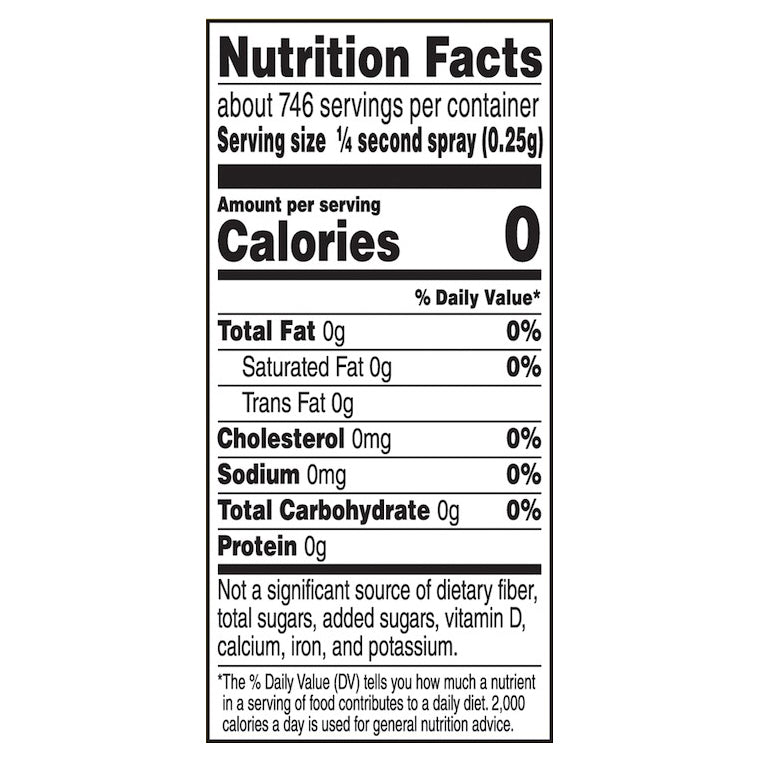 Pam No-Stick Original Cooking Spray 8 oz
