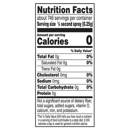 Pam No-Stick Original Cooking Spray 8 oz