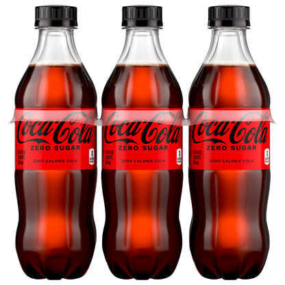 Coca-Cola 6 Pack Zero Sugar Soda 6 - 16.9 fl oz Bottles