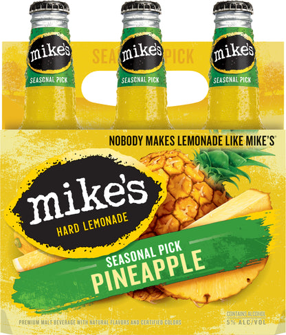 Mike's 6 Pack Hard Lemonade Pineapple Beer 6 ea