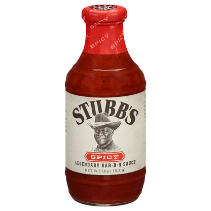 Stubb's® Spicy Legendary Bar-B-Q Sauce 18 oz. Bottle