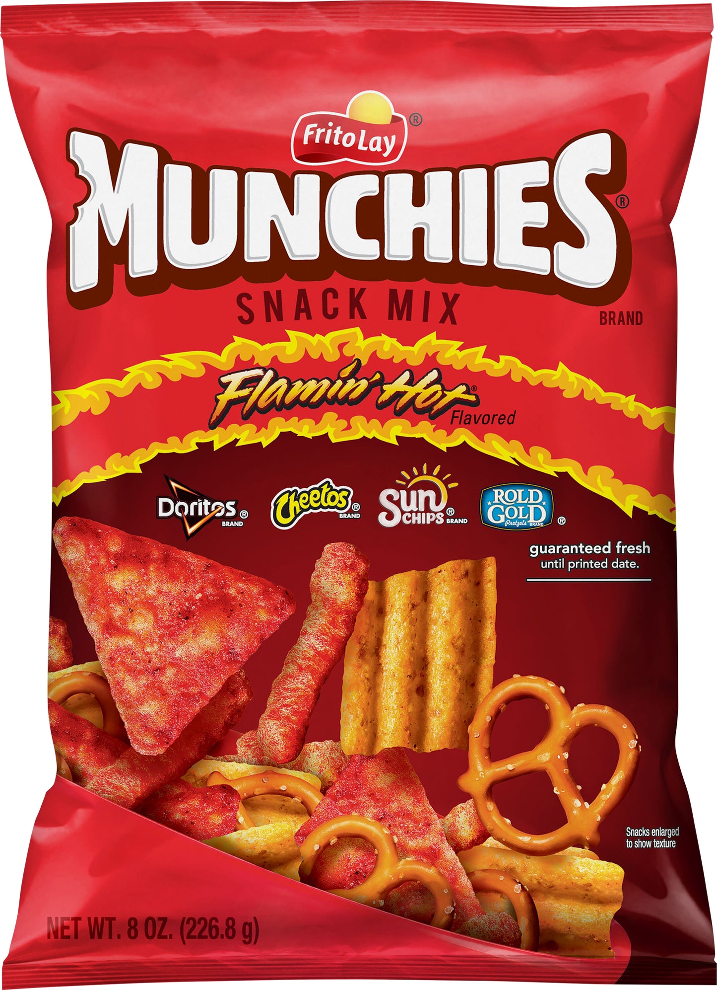 Munchies Snack Mix Flamin' Hot Flavored 8 Oz
