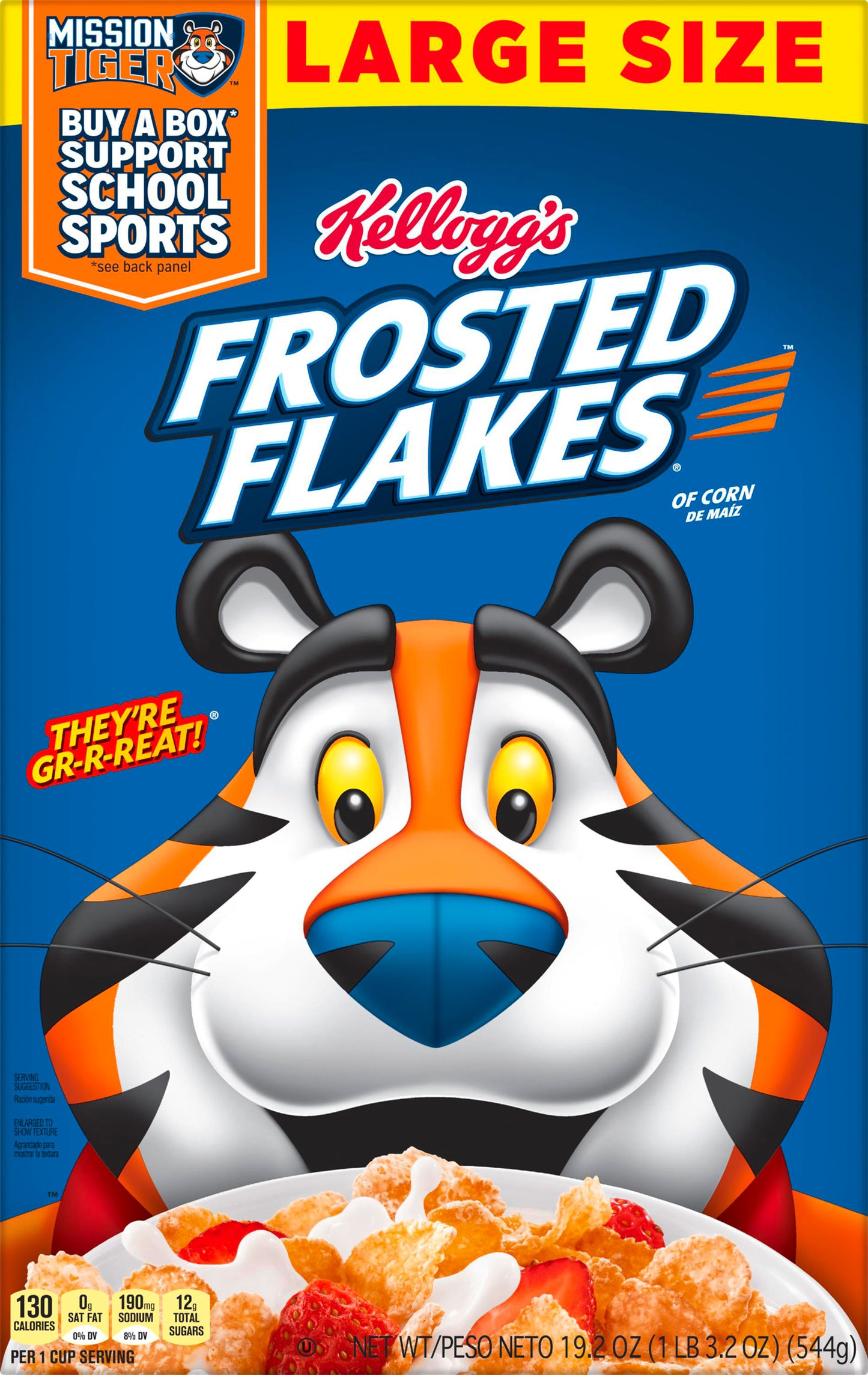 Frosted Flakes Large Size Cereal 19.2 oz