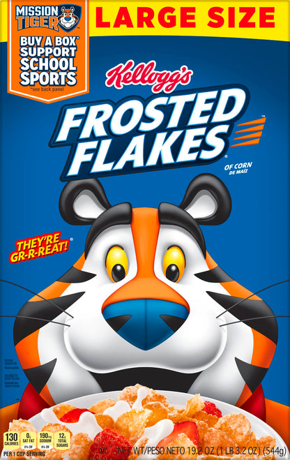 Frosted Flakes Large Size Cereal 19.2 oz