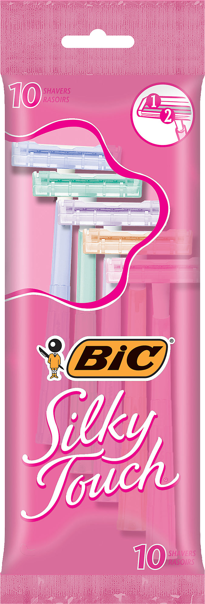 BiC Silky Touch 10 Pack Shavers 10 ea