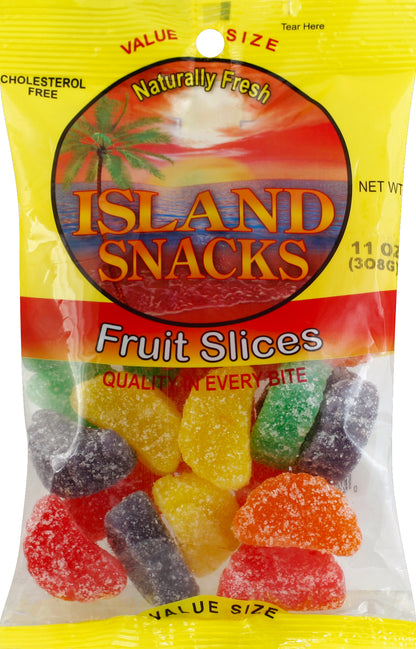 Island Snacks Fruit Slices 11 oz
