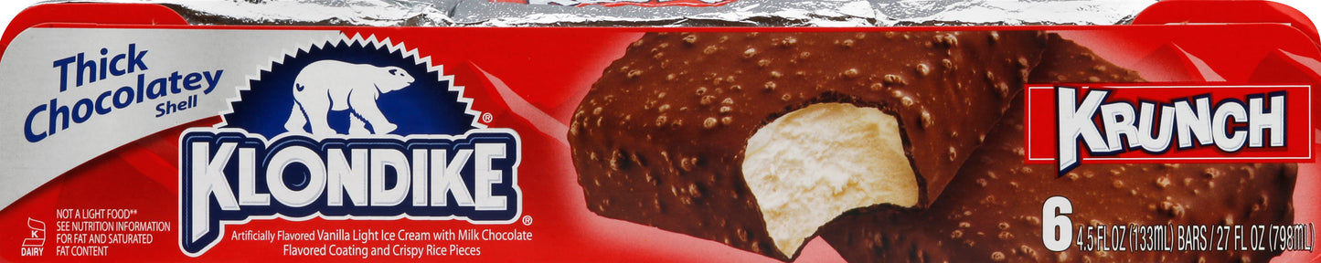 Klondike Ice Cream Bars 6 ea