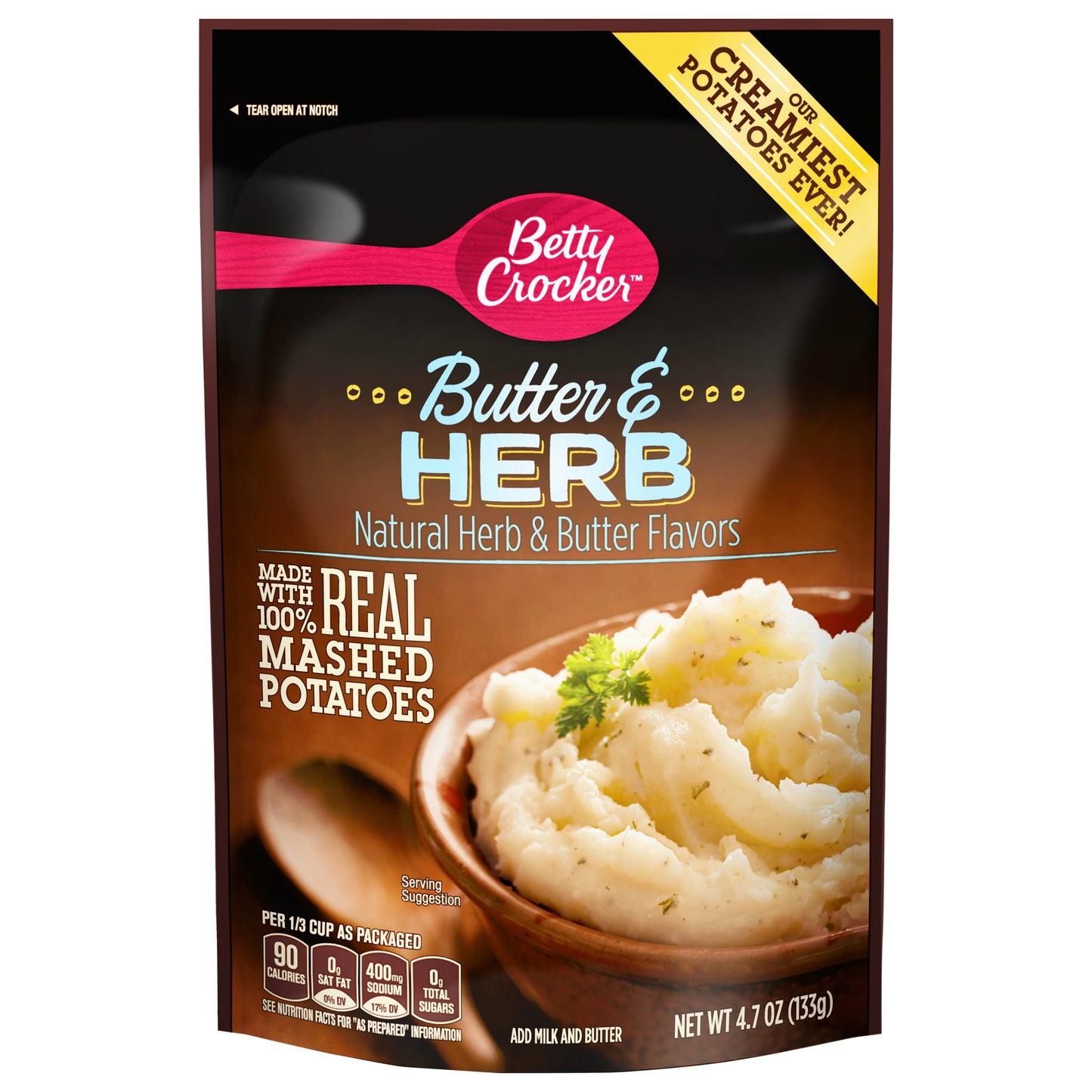 Betty Crocker Homestyle Butter and Herb Potatoes, 4.7 oz
