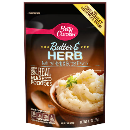 Betty Crocker Homestyle Butter and Herb Potatoes, 4.7 oz
