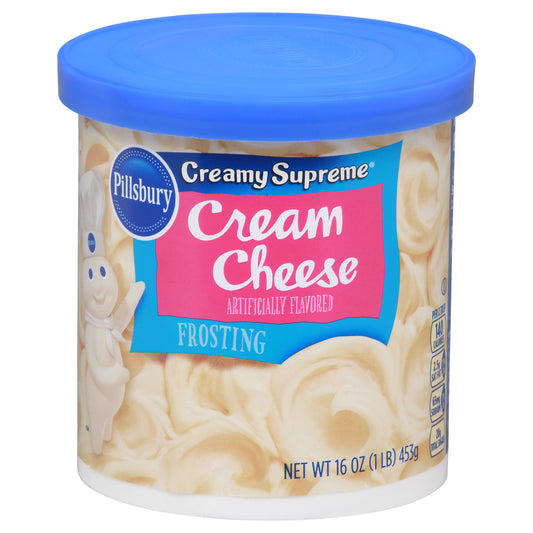 Pillsbury Creamy Supreme Cream Cheese Frosting 16 oz Cup