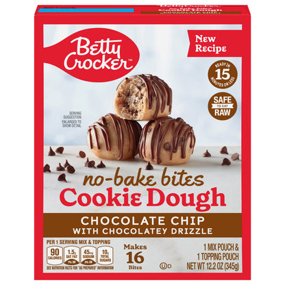 Betty Crocker Chocolate Chip No-Bake Cookie Dough, 12.2 oz