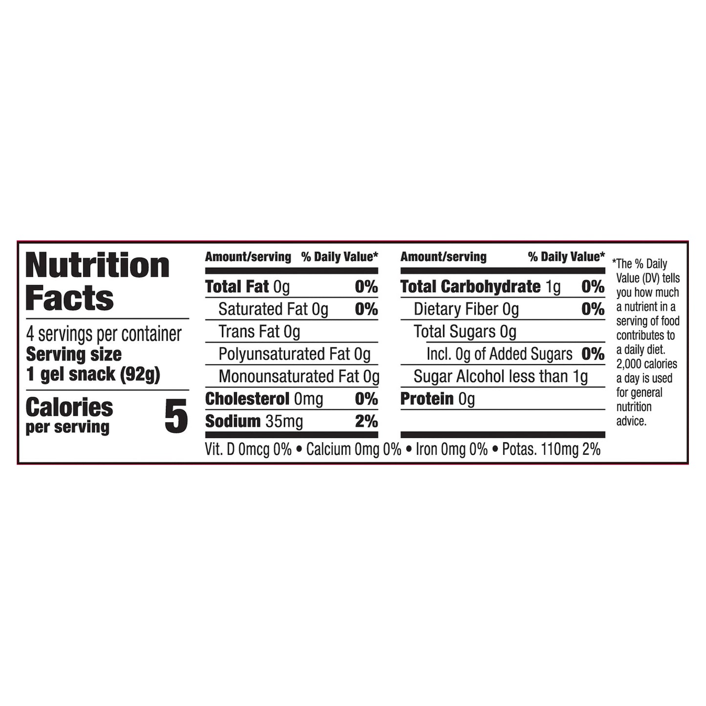 Snack Pack Sugar Free 4 Pack Cherry Juicy Gels 4 ea