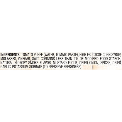 Kraft Hickory Smoke Barbecue Sauce, 17.5 oz Bottle
