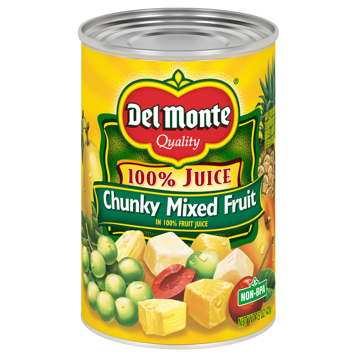 Del Monte Chunky 100% Juice Mixed Fruit 15 oz