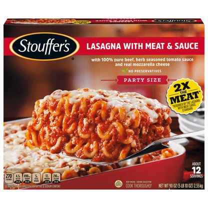 Stouffer's Party Size Lasagna with Meat & Sauce 90 oz