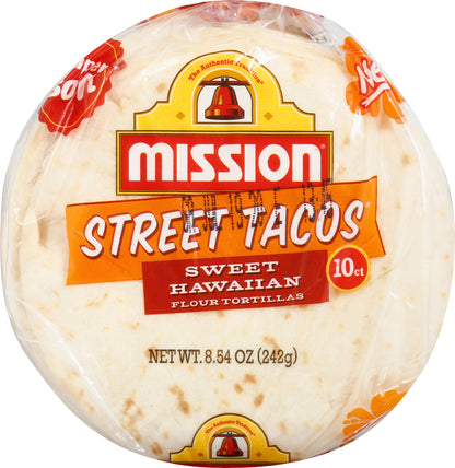 Mission Street Tacos Sweet Hawaiian Flour Tortillas 10 ea