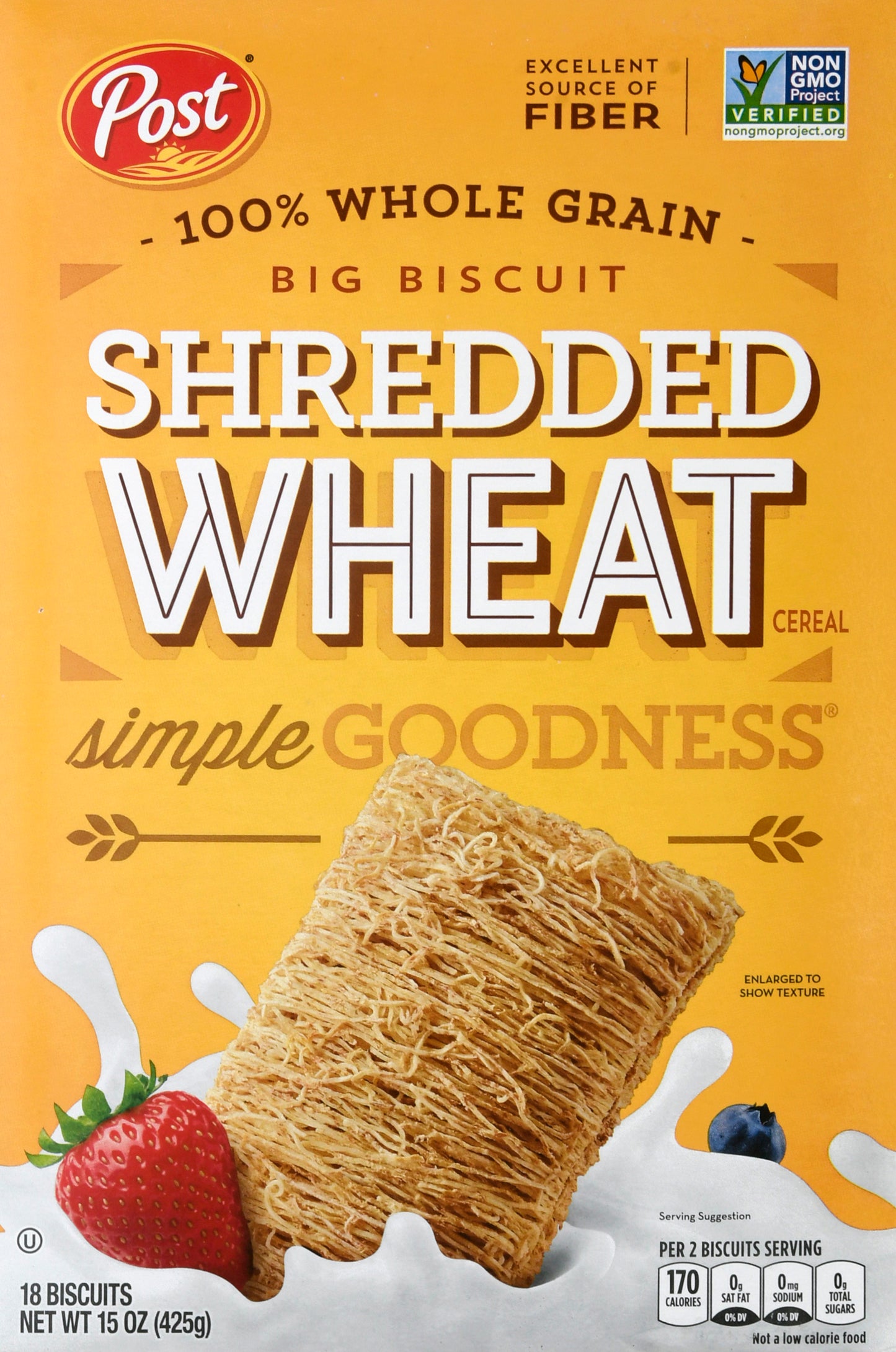 Shredded Wheat Big Biscuit Shredded Wheat Cereal 18 ea