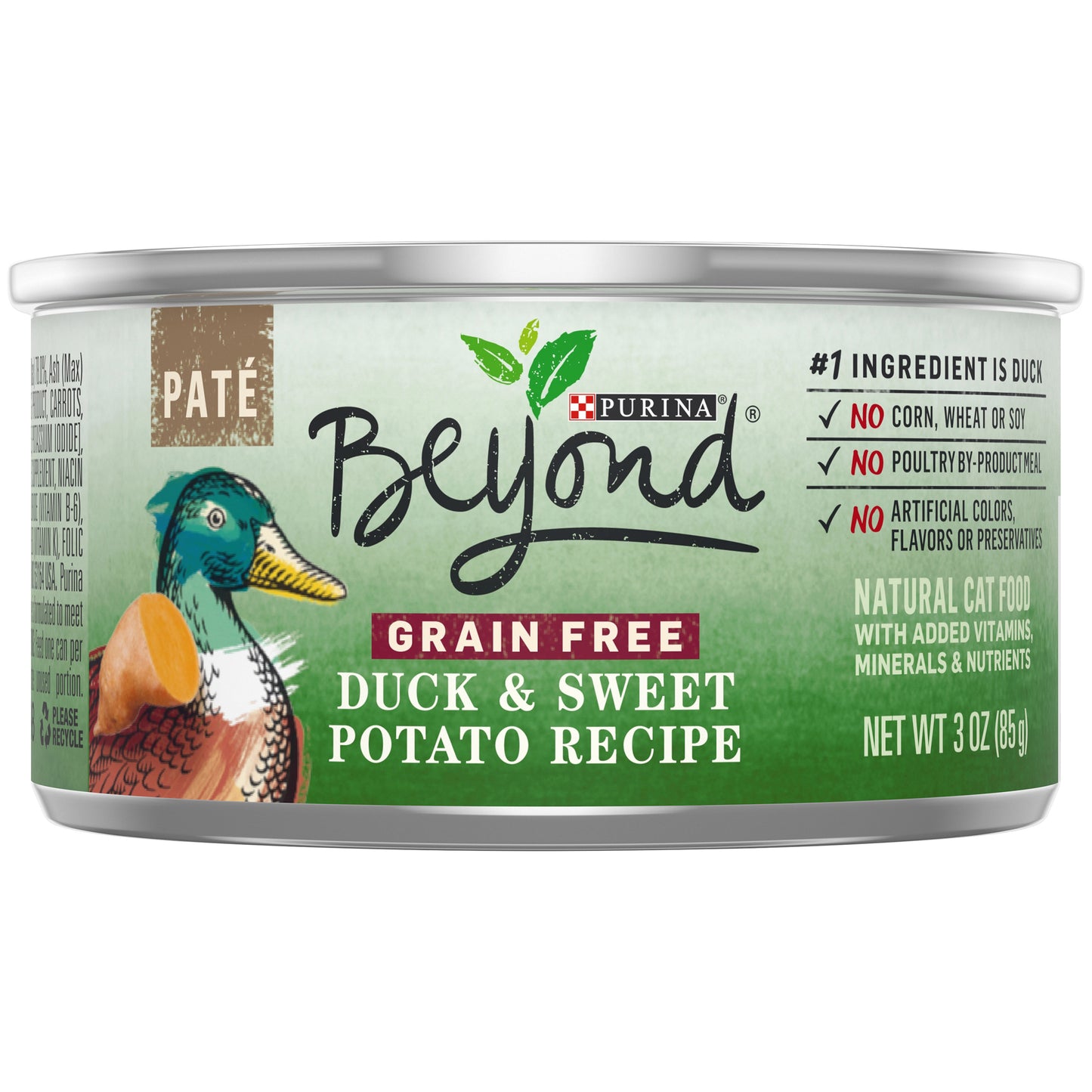Purina Beyond Natural Pate Grain-FreeDuck & Sweet Potato Recipe