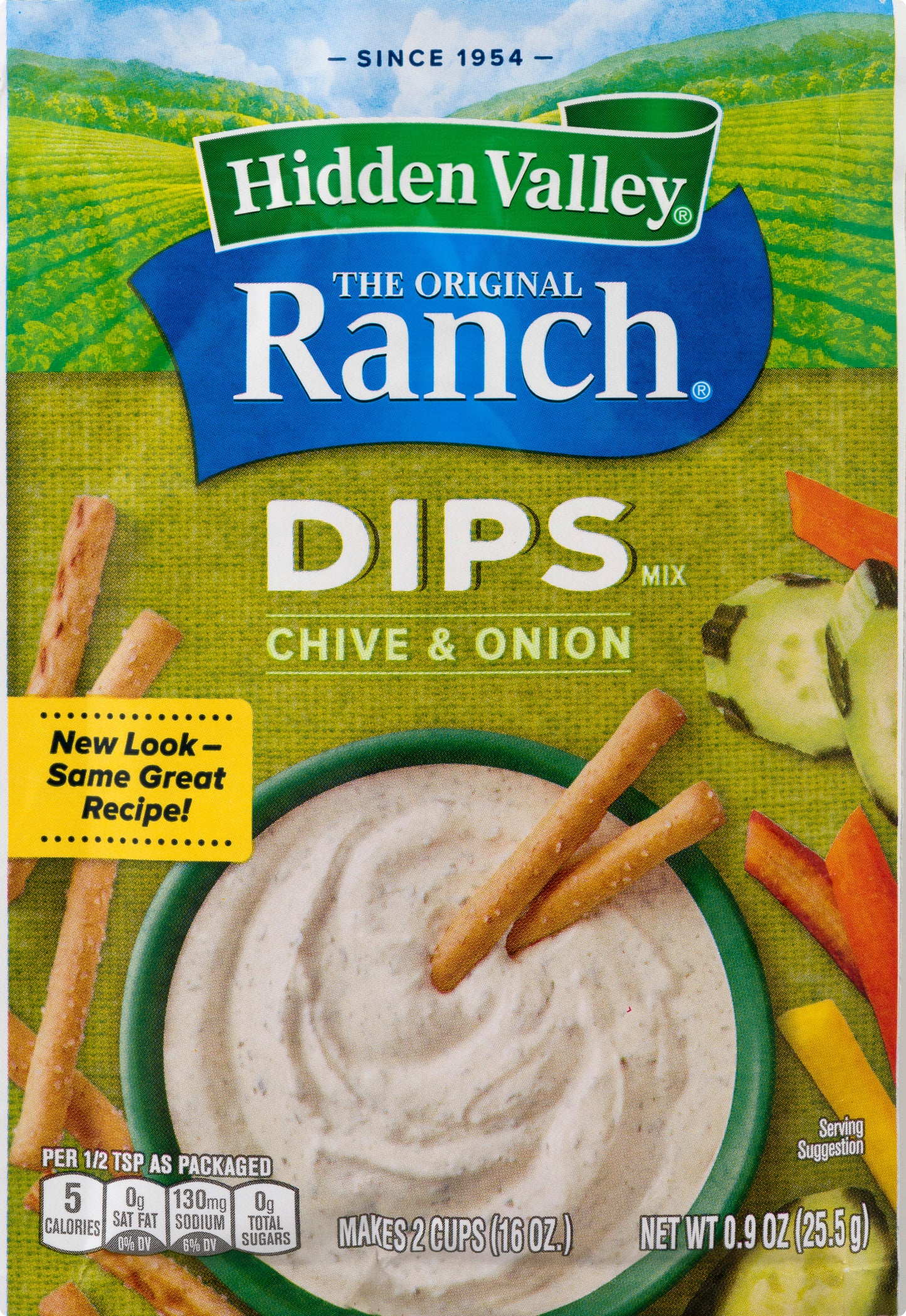 Hidden Valley Original Ranch Chive & Onion Dips Mix 0.9 oz