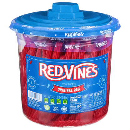 Red Vines Twists Original Red Candy 3.5 lb