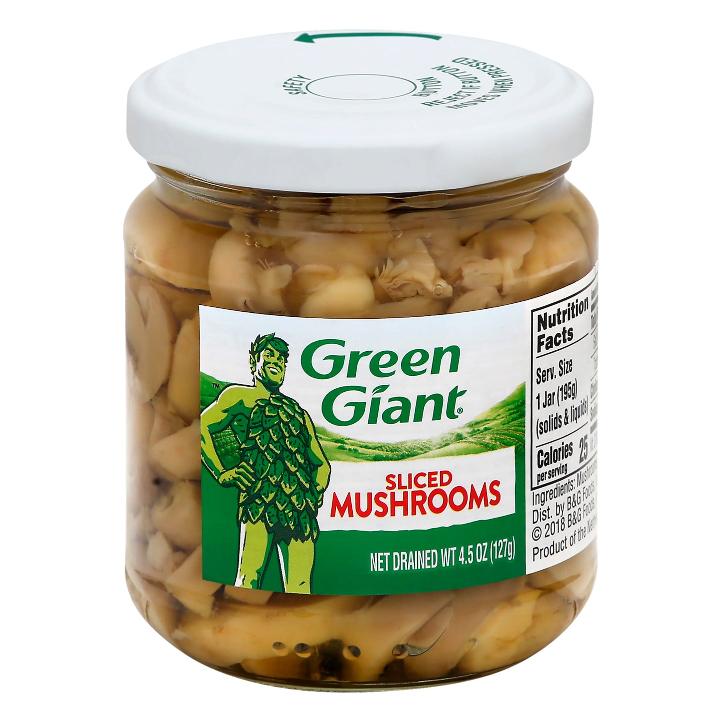Green Giant Sliced Mushrooms 4.5 oz