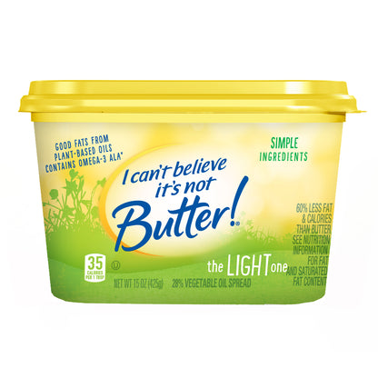 I Can't Believe It's Not Butter Light Spread, 15 oz