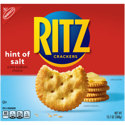 Nabisco Ritz Hint of Salt Crackers 13.7 oz. Box
