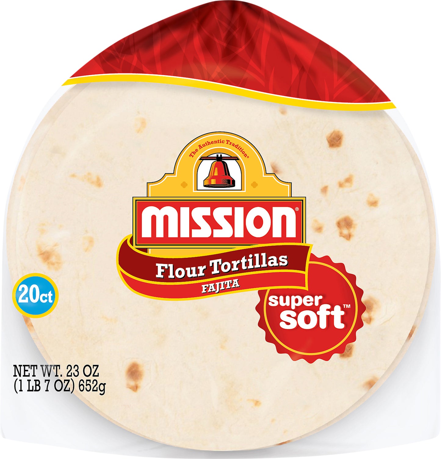 Mission Fajita Flour Tortillas, 20 Count